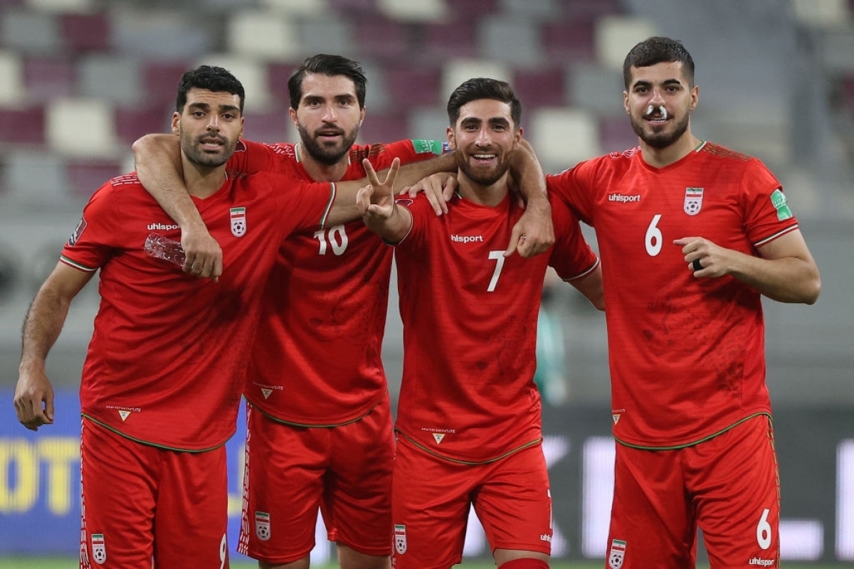 Đội tuyển Iran vươn lên dẫn đầu bảng A vòng loại World Cup 2022 khu vực châu Á