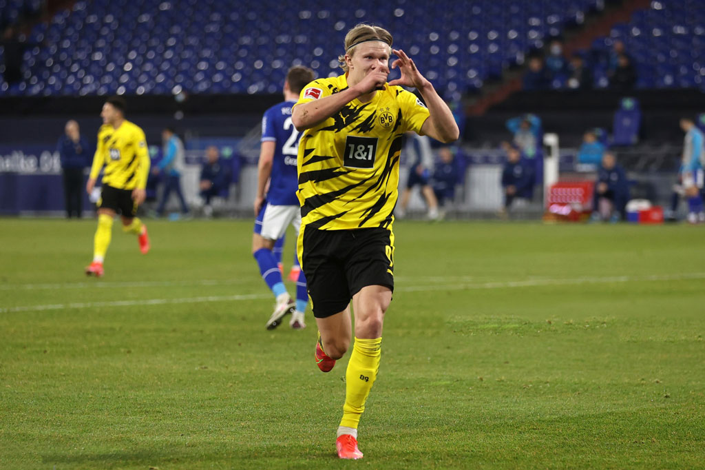 Haaland lập siêu phẩm, Dortmund giành 6 bàn thắng