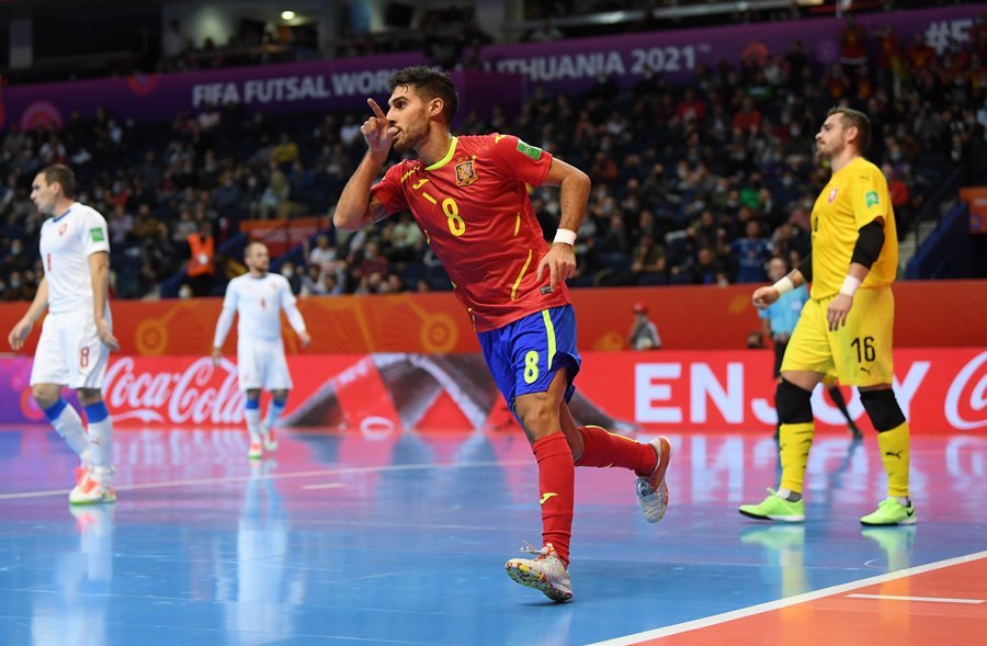 Tuyển Tây Ban Nha thắng Cộng hòa Séc để góp mặt ở vòng tứ kết FIFA Futsal World Cup 2021