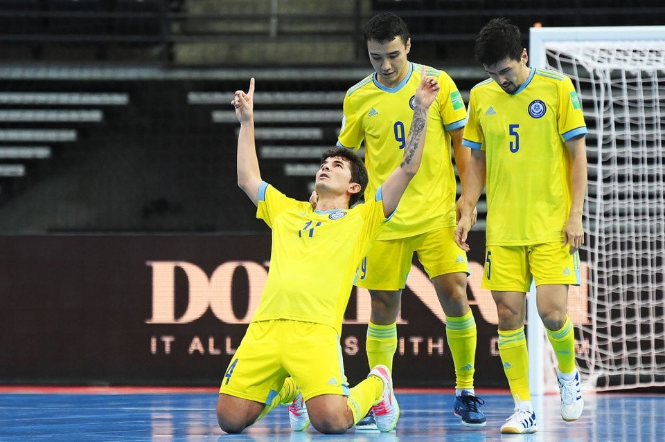 Tuyển futsal Thái Lan không ghi được bàn thắng nào trong trận gặp tuyển futsal Kazakhstan
